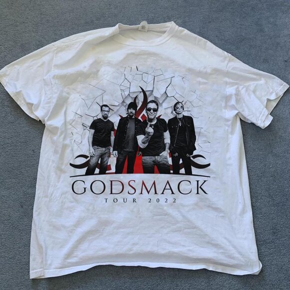 Godsmack 2022 Tour T-Shirt, Rock Band Concert Tee, Heavy Metal Music Fan 141 - Picture 1 of 5